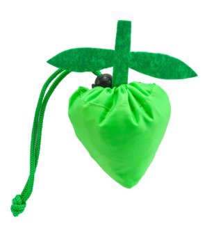 Зелена сгъваема пазарска чанта с форма на ябълка FOCHA снимка