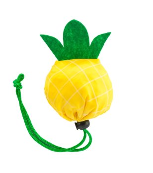 Жълта сгъваема пазарска чанта с форма на ананас FOCHA снимка