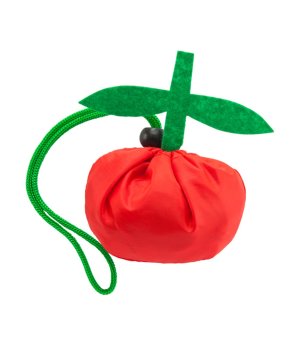 Червена сгъваема пазарска чанта с форма на домат FOCHA снимка