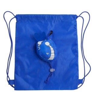 Сгъваема детска синя раница мешка във формата на риба ELANIO снимка
