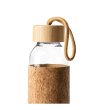 Стъклена бутилка за вода с корк 500 мл Lawas-4 снимка