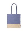 Синя чанта от рециклиран памук PALMIRA-0 снимка