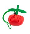 Червена сгъваема пазарска чанта с форма на домат FOCHA-0 снимка
