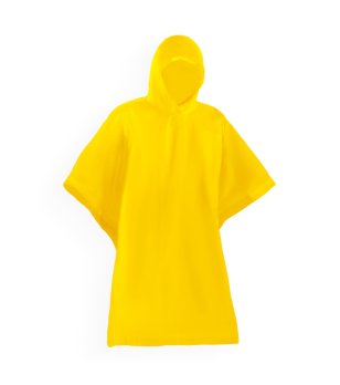 Жълт дъждобран тип пончо DAMPER снимка