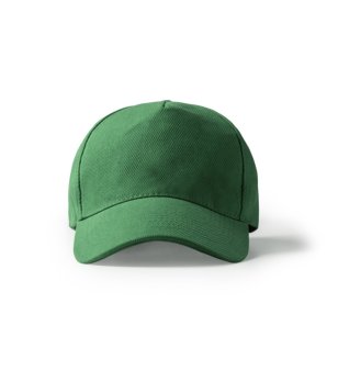 Зелена памучна шапка с козирка FRED снимка