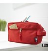 Червен несесер за тоалетни принадлежности BUBO-0 снимка