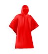 Червен дъждобран тип пончо DAMPER-0 снимка