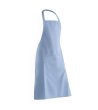 Светлосиня памучна готварска престилка TABER-2 снимка