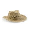 Бежова сламена шапка-2 снимка