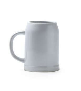 Бяла керамична голяма чаша SAMUI 700 мл снимка