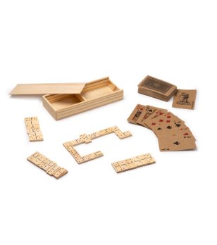 Комплект от 2 игри - карти и домино снимка