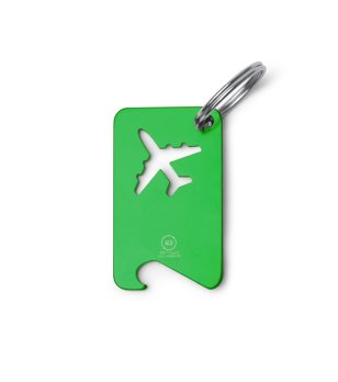 Зелен ключодържател отварачка FLAPIK снимка