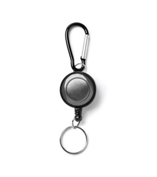 Черен удължаващ се ключодържател DOKI снимка