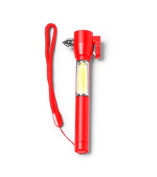 Червен мултифукционален инструмент с фенерче DAGA снимка