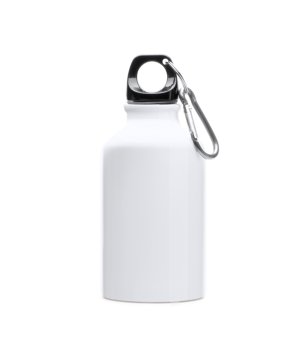 Алуминиева бутилка за вода в бяло Yaca 330 мл снимка