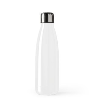 Бутилка за вода от неръждаема стомана в бяло Alpinia 700 мл снимка