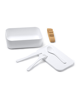 Бяла кутия за обяд YOBO снимка