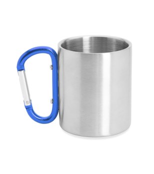 Метална чаша GUAYA 230 мл със синя дръжка снимка