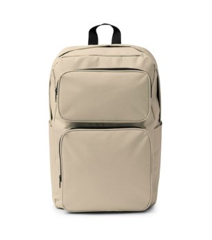 Бежова раница HOSTIK от рециклиран полиестер снимка