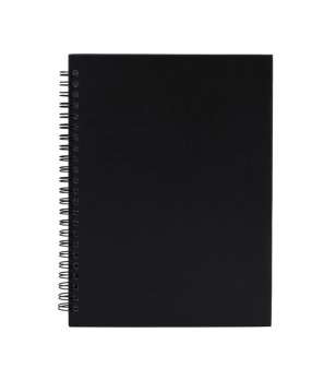 Черна тетрадка със спирала VALLE снимка