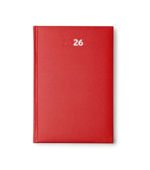 Тефтер планер за 2026 година в червено DIARY снимка