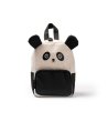 Детска раница в бежово и черно BINGO панда-0 снимка