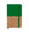 Тефтер А6 със зелена корица с корк IRIS-0 снимка
