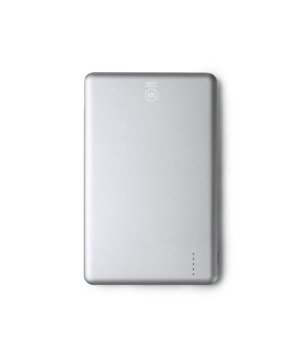 Външна магнитна батерия TERIUM в сребристо 5000 mAh снимка