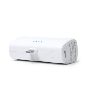 Външна батерия BIPER в бяло 5000 mAh снимка