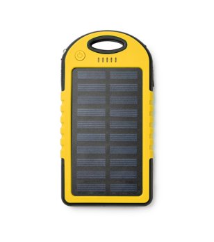 Външна соларна батерия DROIDE в жълто 4000 mAh снимка