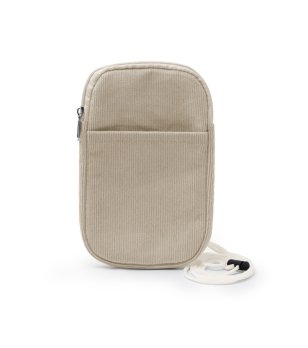 Бежова малка чанта за телефон BUSNIX снимка