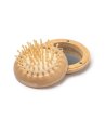 Кръгла бамбукова четка с огледало SELDON-0 снимка