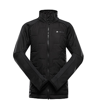 Детско яке в черно JORWO с DWR и CoolDry снимка