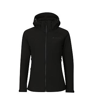 Дамско softshell яке в черно HOORA с DVR снимка