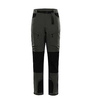 Мъжки softshell панталон в свят маслина  AKAN 2 снимка