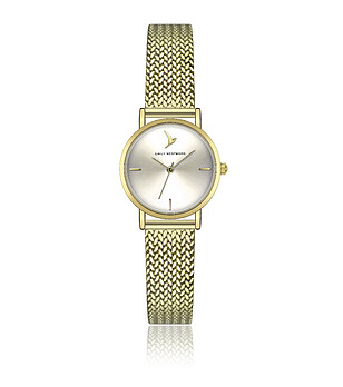 Дамски златист часовник снимка