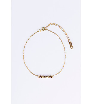 Дамска гривна със златно покритие снимка