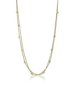 Дамско колие със златно покритие снимка