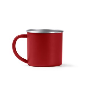 Чаша от рециклирана неръждаема стомана DUNAS в червено снимка