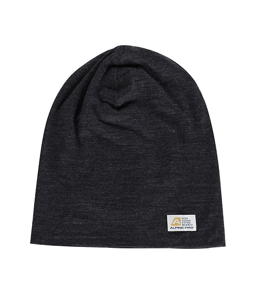 Unisex  черна шапка от мерино   BEDADE снимка