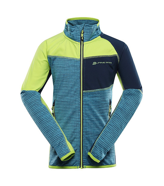 Детско спортно горнище в синьо и зелено ONNECO 2 Cooldry снимка