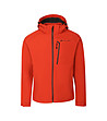 Мъжко softshell яке в цвят брик HOOR с DWR-4 снимка