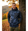Мъжко softshell яке  в тъмносиньо HOOR с DWR-0 снимка