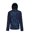 Мъжко softshell яке  в тъмносиньо HOOR с DWR-2 снимка