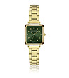 Дамски часовник в златисто и зелено-0 снимка