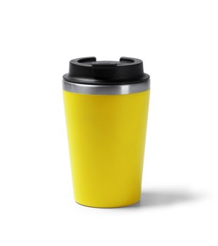 Жълта чаша с двойни стени HORAN 350 мл снимка