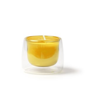 Ароматна свещ в жълто FLORA снимка