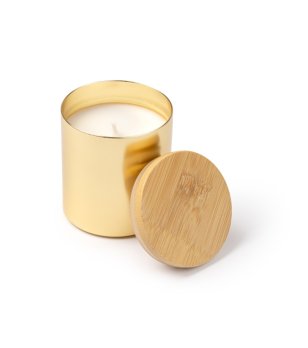 Ароматна свещ в златиста кутия MARIS снимка