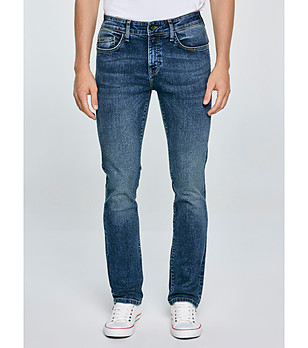 Мъжки слим памучни дънки Terry снимка