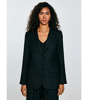 Черно дамско сако Emisa снимка